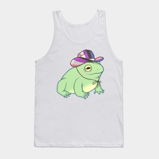 Genderfluid Pride Cowboy Frog Tank Top